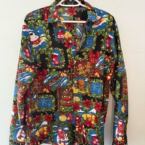 Vibrant Psychedelic Casual Button Down Shirt
